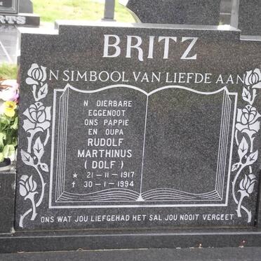 BRITZ Rudolf Marthinus 1917-1994