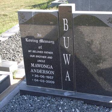 BUWA Mawonga Anderson 1957-2009