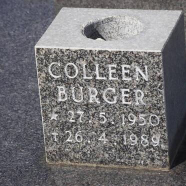 BURGER Colleen 1950-1989