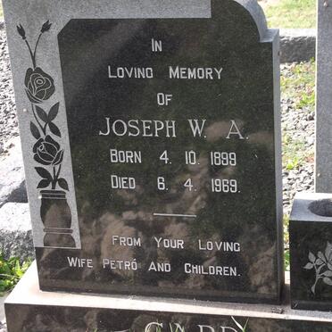 CARD Joseph W.A. 1899-1969