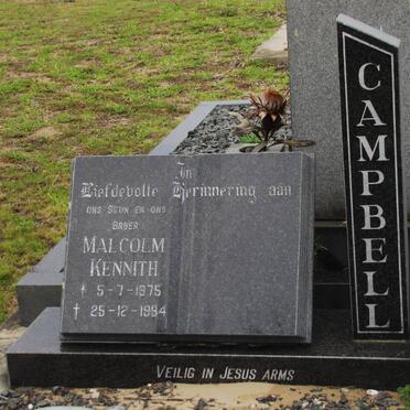 CAMPBELL Malcolm Kennith 1975-1994