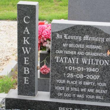 CAKWEBE Tatayi Wilton 1940-2007