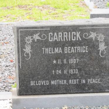 CARRICK Thelma Beatrice 1907-1973