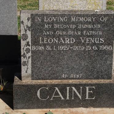 CAINE Leonard Venus 1927-1966