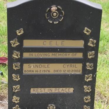 CELE Sandile Cyril 1976-2002