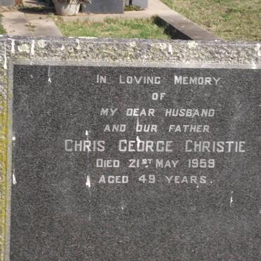 CHRISTIE Chris George -1959