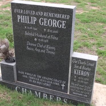 CHAMBERS Philip George 1942-2006 :: CHAMBERS Kieron 1970-1997