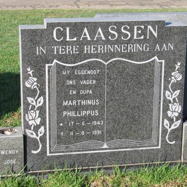 CLAASSEN Marthinus Phillippus 1943-1991