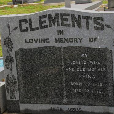 CLEMENTS Levina 1938-1972