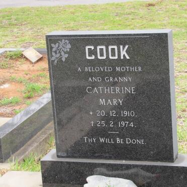 COOK Catherine Mary 1910-1974