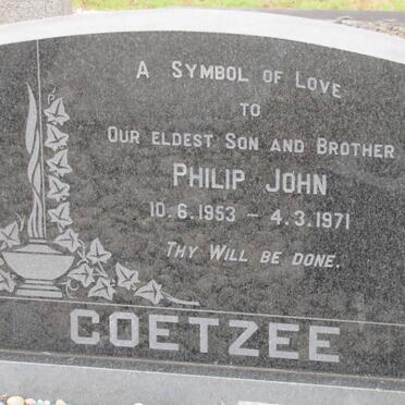 COETZEE Philip John 1953-1971