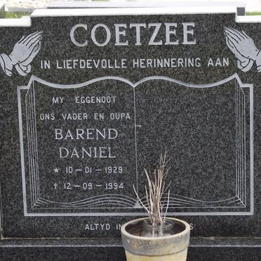 COETZEE Barend Daniel 1929-1994