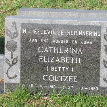 COETZEE Catherina Elizabeth 1910-1993