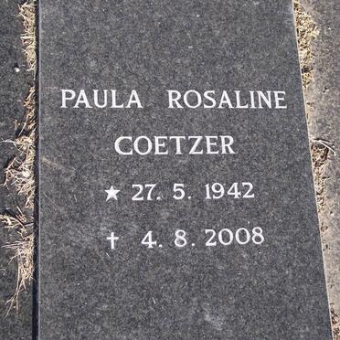 COETZER Paula Rosaline 1942-2008