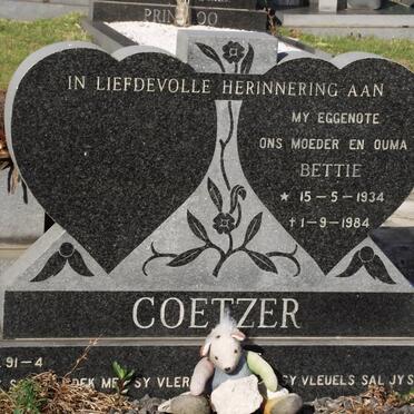 COETZER Bettie 1934-1984