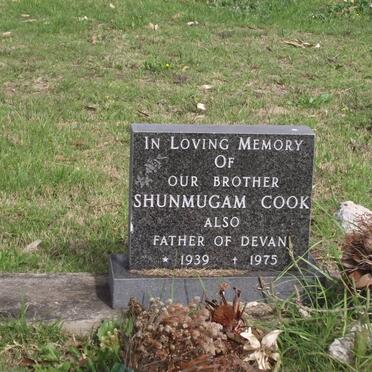 COOK Shunmugam 1939-1975