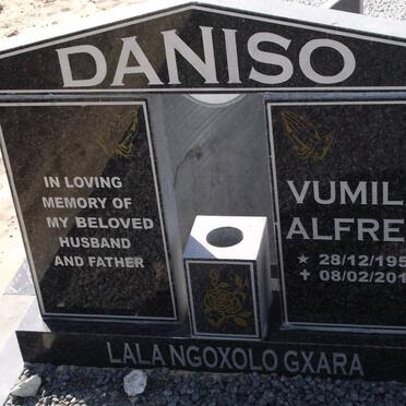 DANISO Vumile Alfred 1952-2012