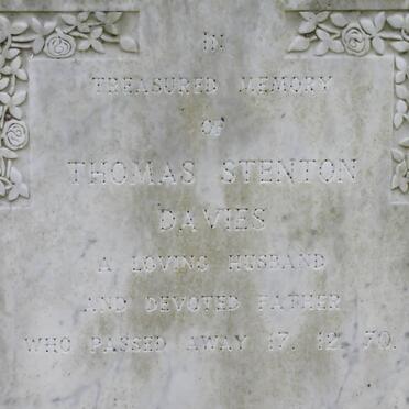 DAVIES Thomas Stenton -1970