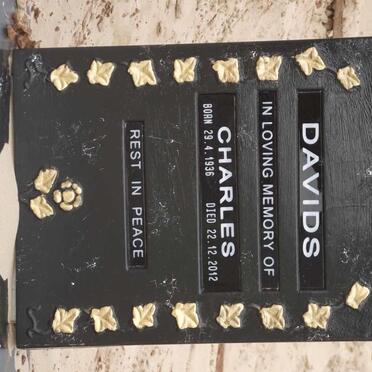 DAVIDS Charles 1936-2012