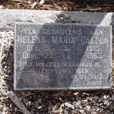DALTON Helena Maria 1905-1963