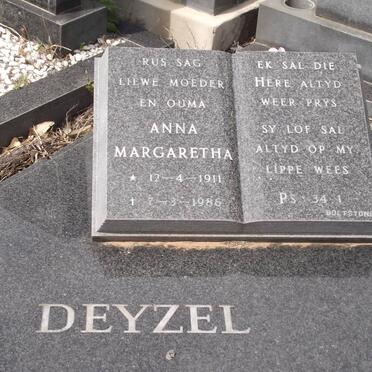 DEYZEL Anna Margaretha 1911-1986