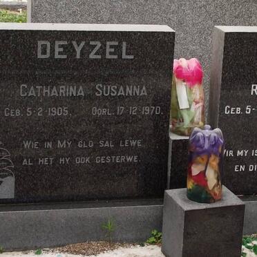DEYZEL Richard Sharp 1906-1981 &amp; Catherina Susanna 1905-1970