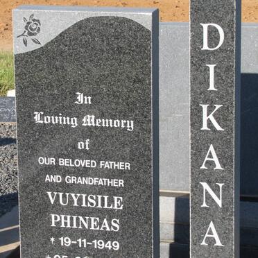 DIKANA Vuyisile Phineas 1949-2009