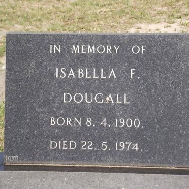 DOUGALL Isabella F. 1900-1974