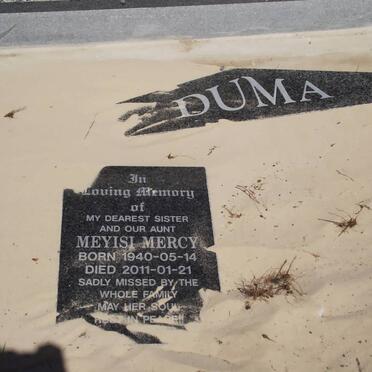 DUMA Meyisi Mercy 1940-2011