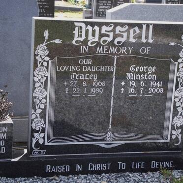 DYSSELL George Winston 1941-2008 :: DYSSELL Tracey 1968-1989
