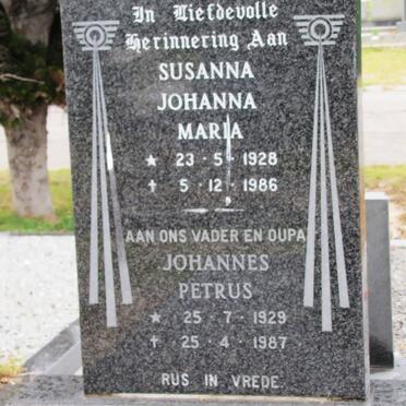 ELLIS Susanna Johanna Maria 1928-1986 &amp; Johannes Petrus 1929-1987.JPG