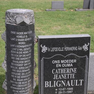 ENGELBRECHT Catherine Jeanette BLIGNAULT 1946-1997