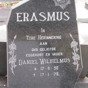 ERASMUS Daniel Wilhelmus 1950-1975