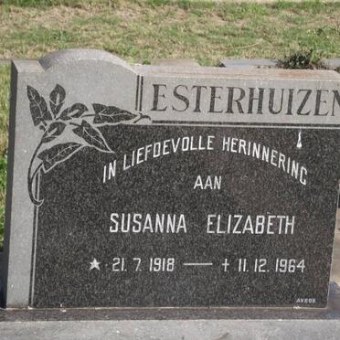 ESTERHUIZEN Susanna Elizabeth 1918-1964