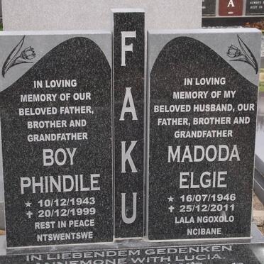 FAKU Boy Phindile 1943-1999 :: FAKU Madoda Elgie 1946-2011