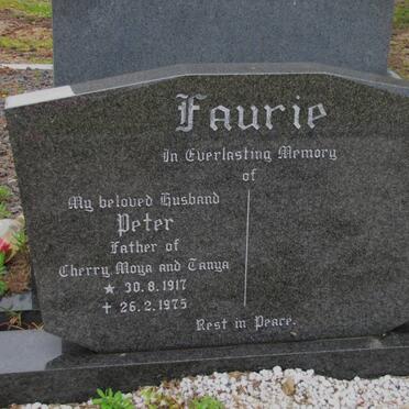 FAURIE Peter 1917-1975