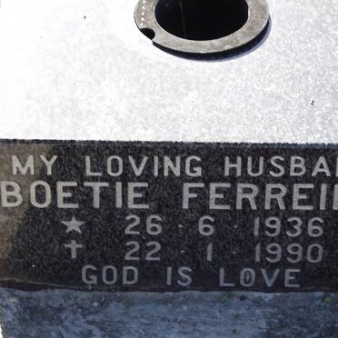 FERREIRA Boetie 1936-1990