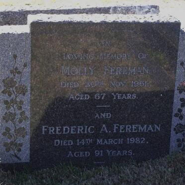 FEREMAN Frederic A. -1982 &amp; Molly -1961