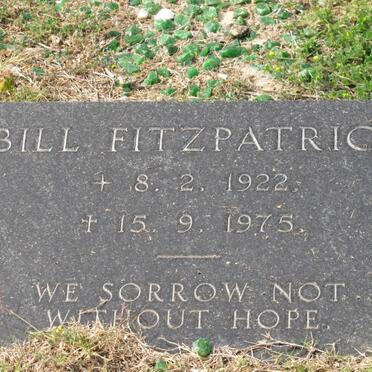 FITZPATRICK Bill 1922-1975