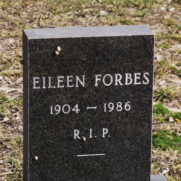 FORBES Eileen 1904-1986