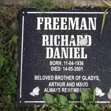 FREEMAN Richard Daniel 1936-2001
