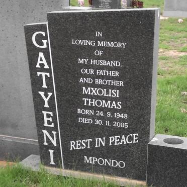 GATYENI Mxolisi Thomas 1948-2005