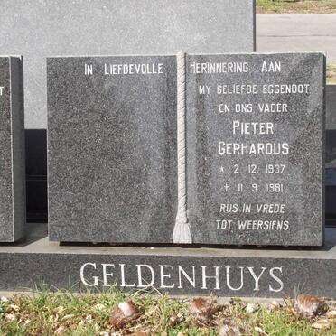 GELDENHUYS Pieter Gerhardus 1937-1981