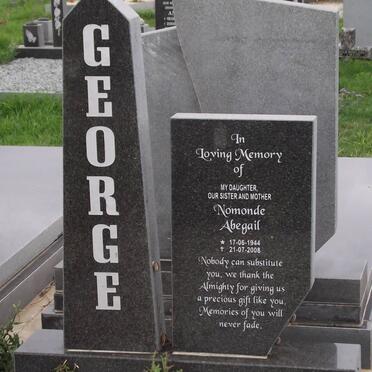 GEORGE Nomonde Abegail 1944-2008
