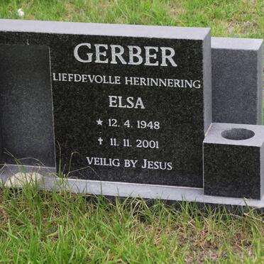 GERBER Elsa 1948-2001