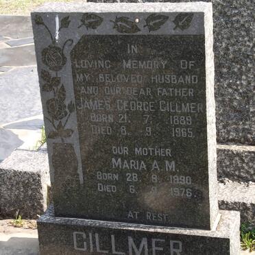 GILLMER James George 1889-1965 &amp; Maria A.M. 1890-1976