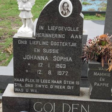 GOLDEN Johanna Sophia 1963-1972