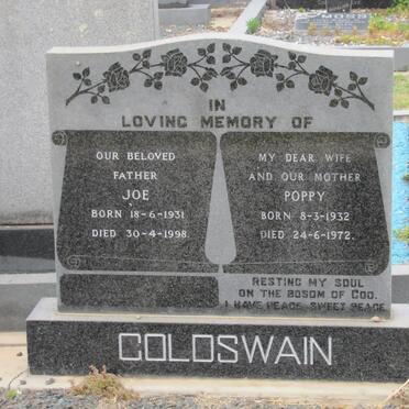 GOLDSWAIN Joe 1931-1998 &amp; Poppy 1932-1972
