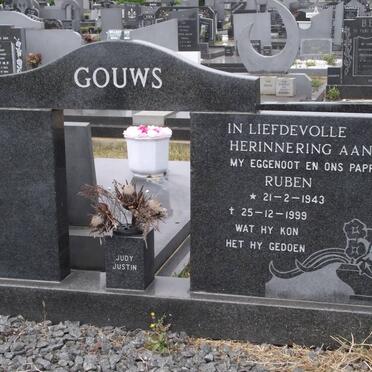 GOUWS Ruben 1943-1999