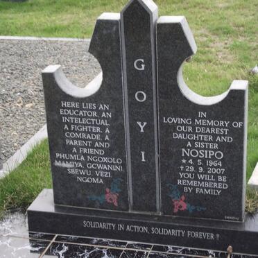 GOYI Nosipo 1964-2007